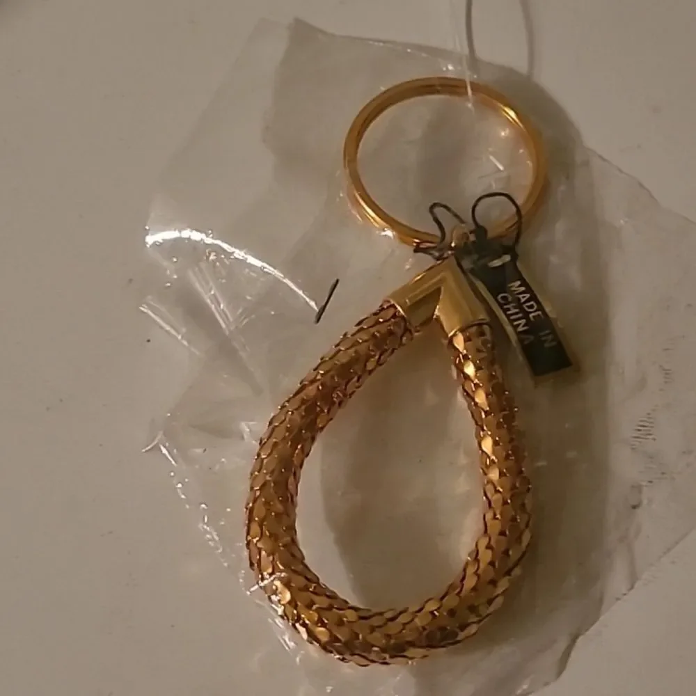 Gold Braided Keychain